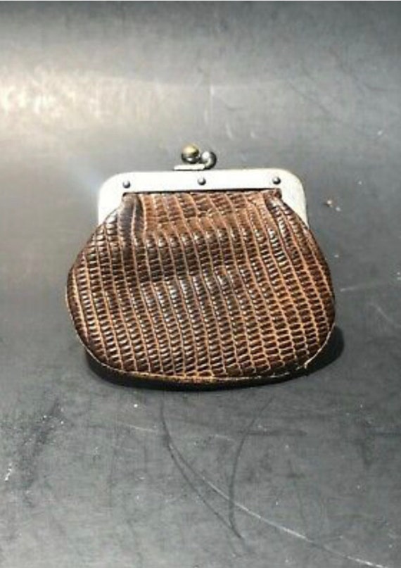 Mesh Coin Old Coin Purse [Vintage] Whiting Davis 1983 Silver Mesh
