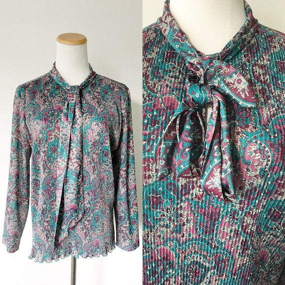 Paisley Secretary Blouse