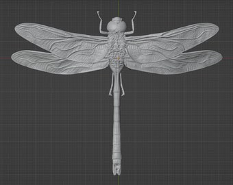 Green Emperor Dragonfly STL 3D printable