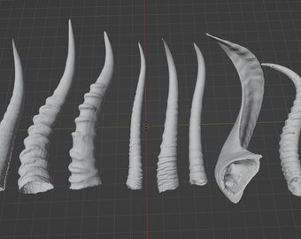 Horn Pack 2 Commercial Printable STL File 3D printable