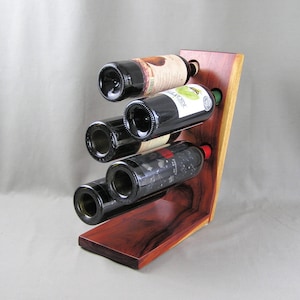 Wine Rack, Wine Storage, Wine Holder, Wine Display, Macacuba,  Hardwood,  Handmade