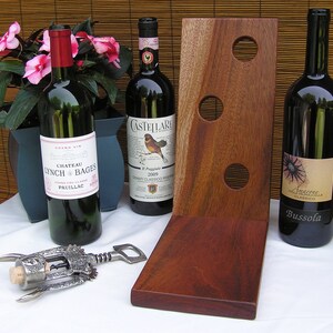 Wine Rack, Wine Storage, Wine Holder, Wine Display, Mahogany
