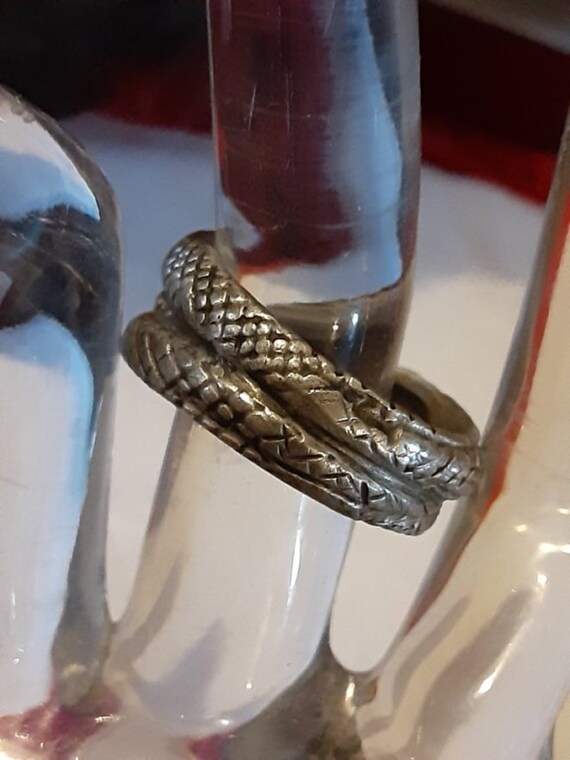 Art Deco Serpent Ring SS 11 - image 8