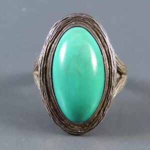 blue green turquoise ring branch sterling 8