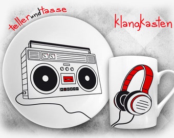 Your new favorite breakfast set! klangkasten ghetto blaster