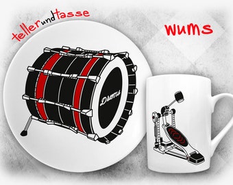 Super Geschenk für Schlagzeuger / Drummer! WUMS