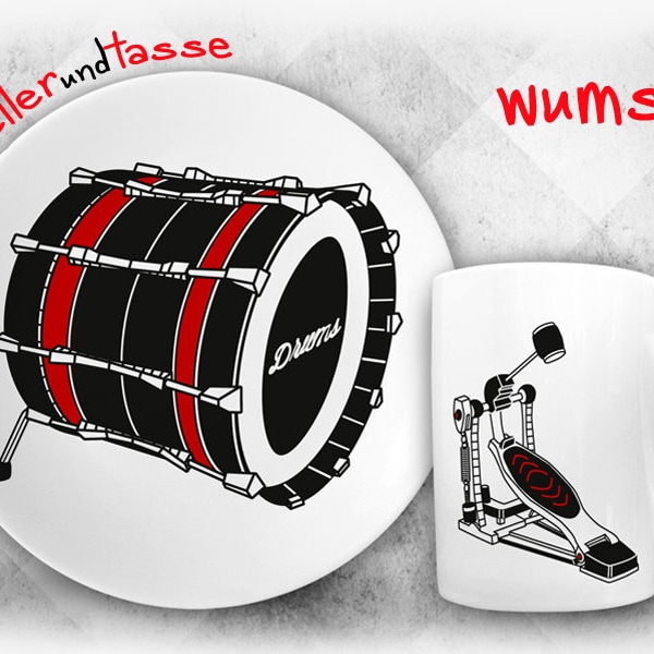 Super Geschenk für Schlagzeuger / Drummer! WUMS