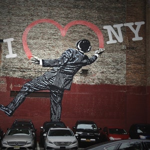NYC Graffiti Photograph, New York Color Photography, Street
