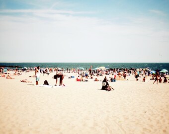 Coney Island Beach Photograph: New York Seascape Art Print