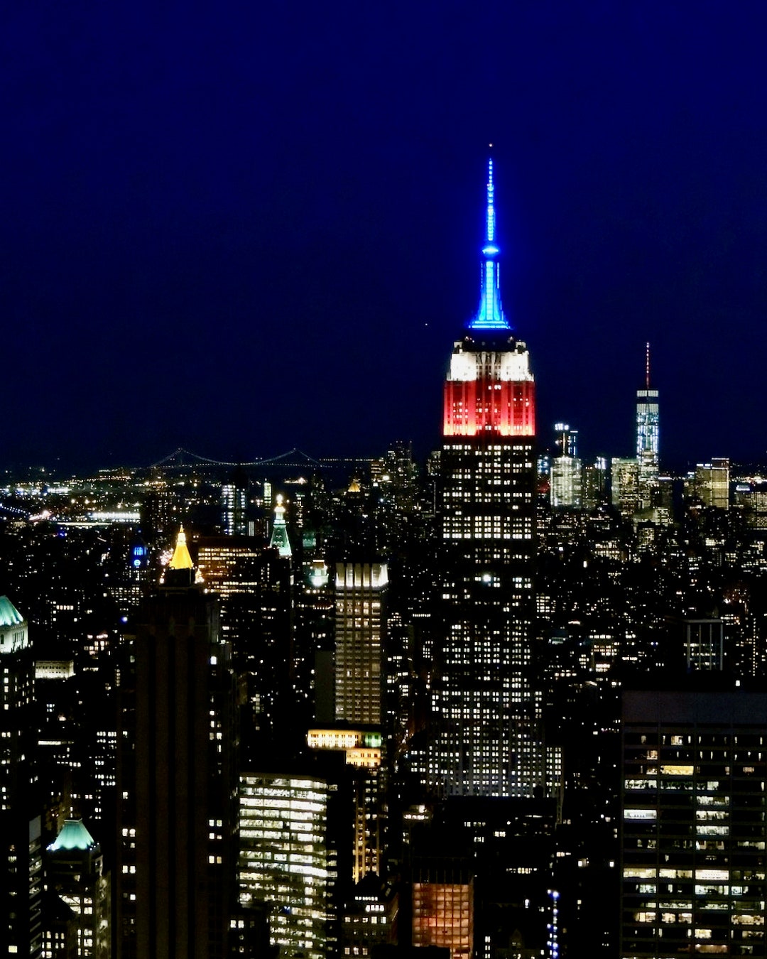 Empire State Building Photograph: New York City Skyline at Night - Etsy