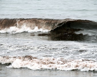 Nature Color Ocean Waves - Nature Art - Wall Decor - Beach Scene - Ocean Photograph - Nature Photography - Beach Lovers - Landscape