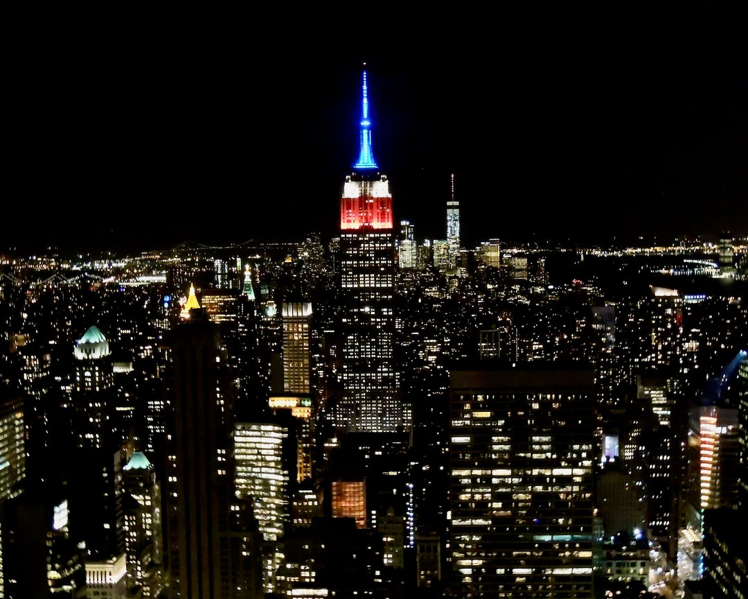 Empire State Building Photography: New York City Skyline at Night - Etsy