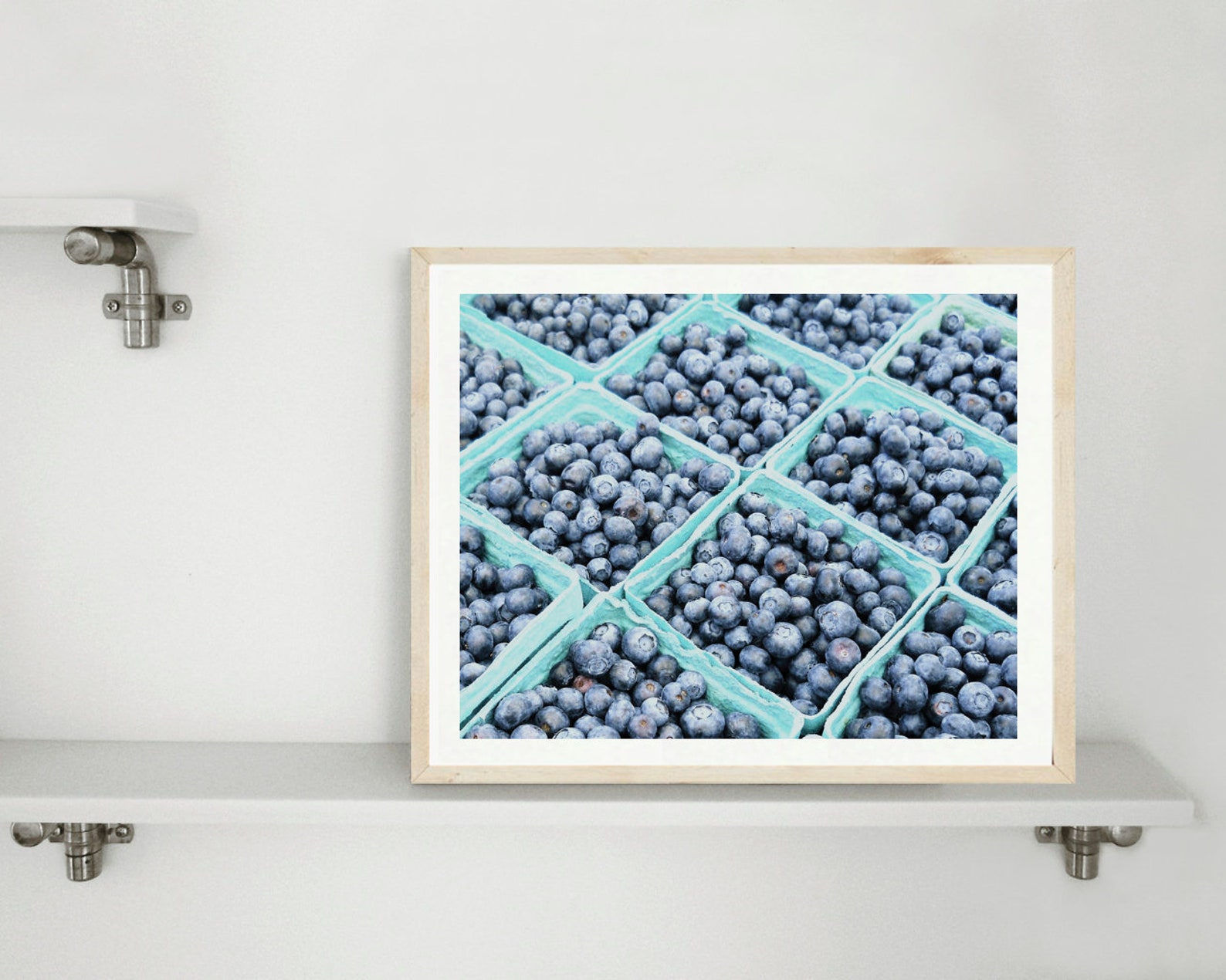 It's Blueberry Season Kitchen Art Wall Decor Nature Etsy