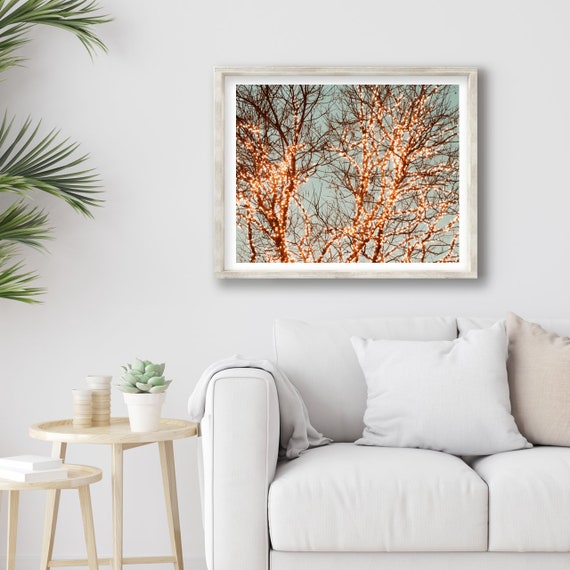 New York Christmas Lights Photograph: Winter Tree Art - Etsy 日本