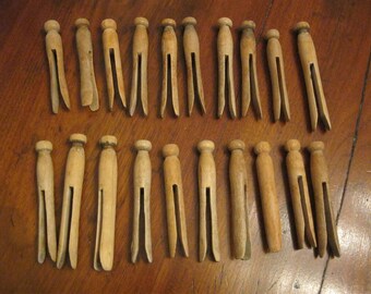 vintage clothespins etsy