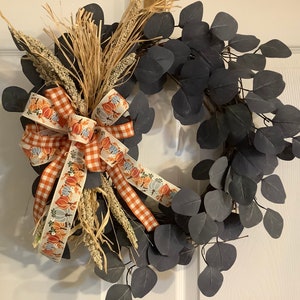 Clearance, Fall Wreath, Halloween Wreath, Door Decor Fall