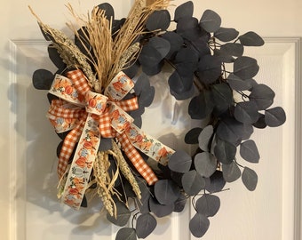 Fall Wreath, Halloween Wreath, Door Decor Fall