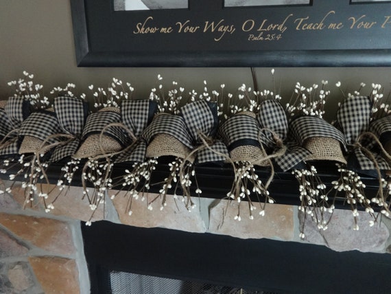 Garland Mantel Decoration Mantle Garland Summer Garland Etsy