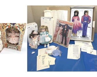 1977-93 Donny & Marie Osmond Porcelain Doll Collection, Puzzle - Etsy
