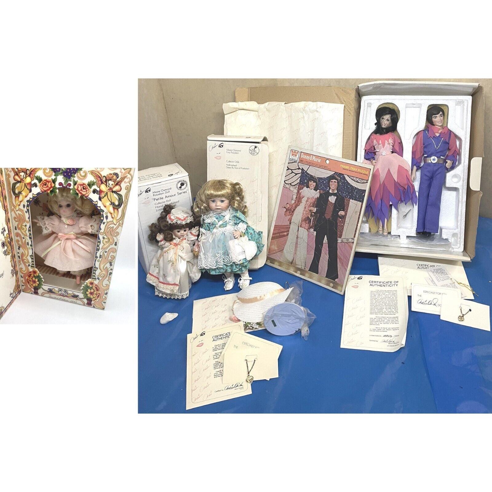 1977-93 Donny & Marie Osmond Porcelain Doll Collection, Puzzle - Etsy