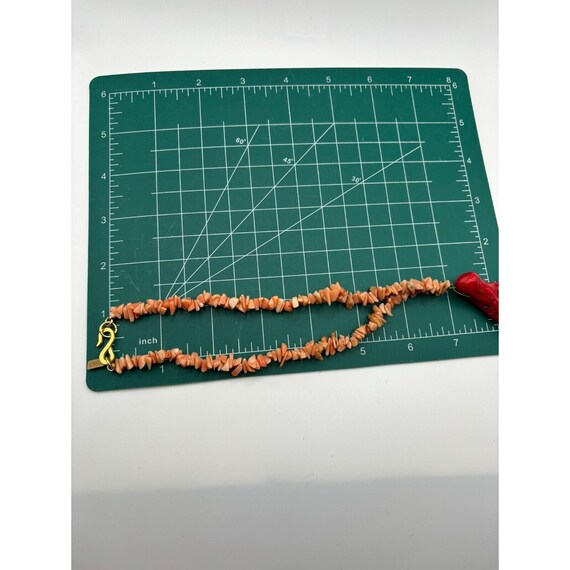 Kenneth Jay Lane Red Branch Coral Signed Statemen… - image 3