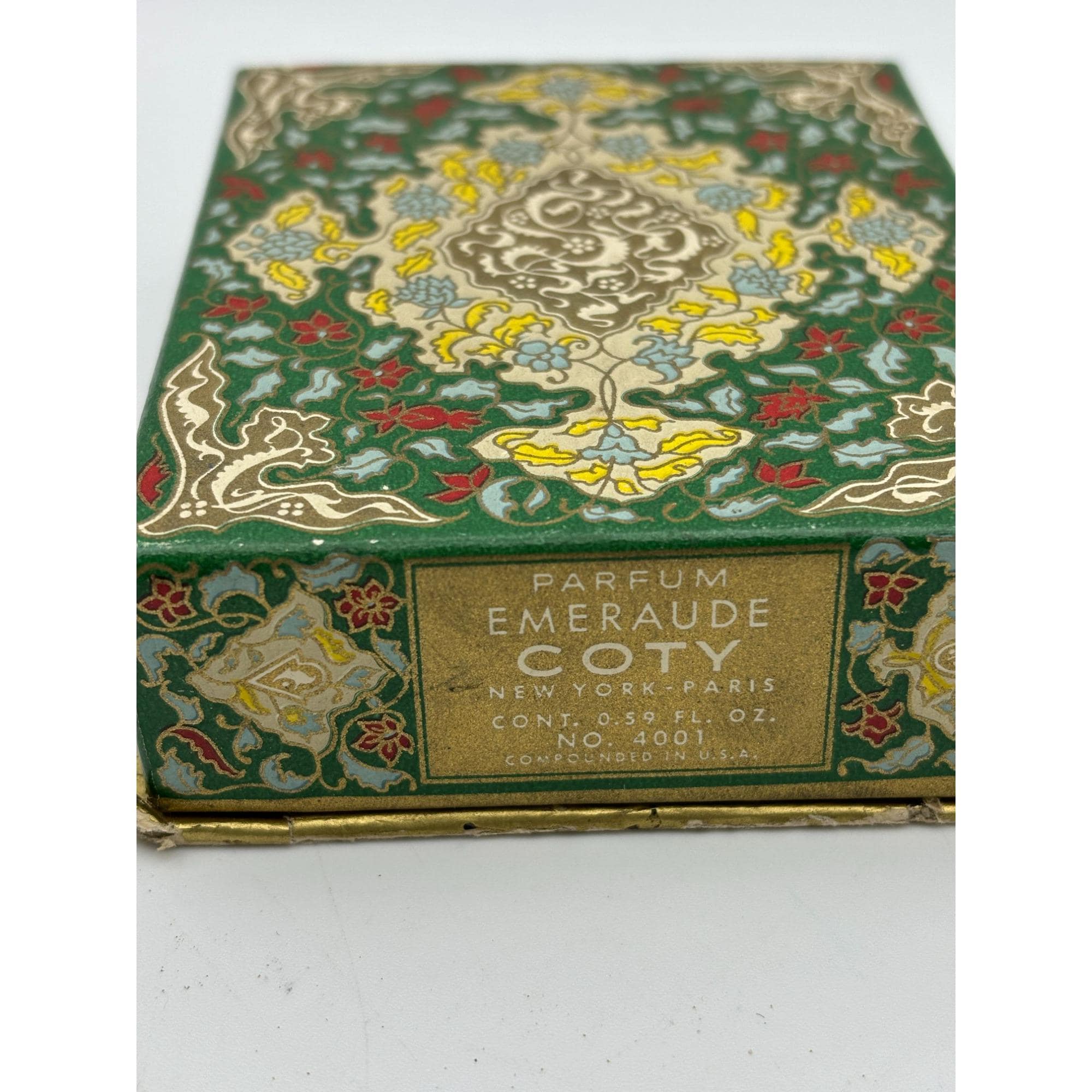 1920年代 コティ社製 エメラルド香水 0.59オンス 希少品 - オリジナル