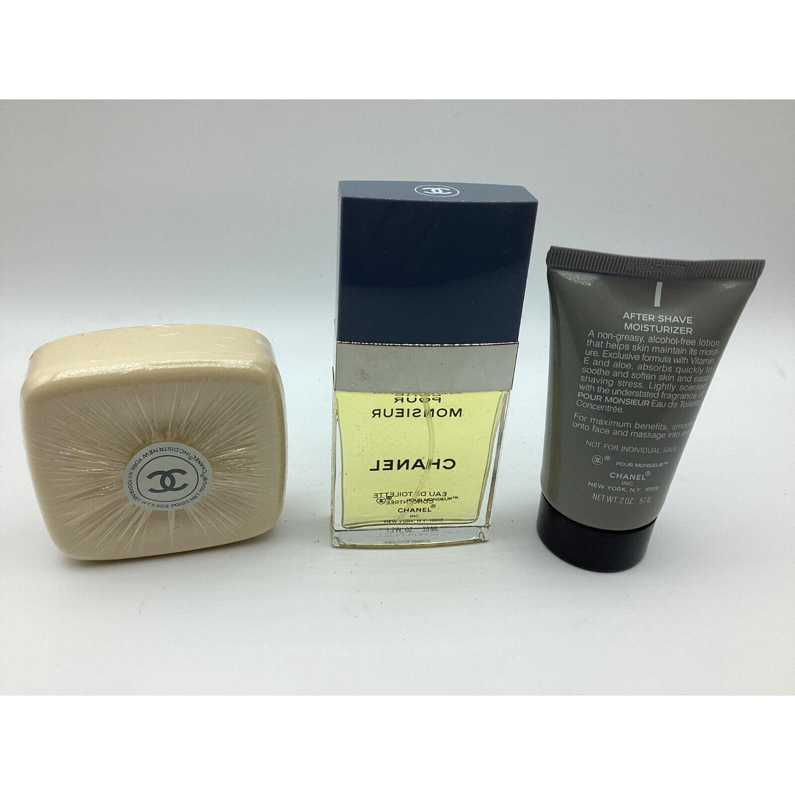 Chanel Pour Monsieur Eau De Parfum 3 Pc. Collectible Gift Set-nos