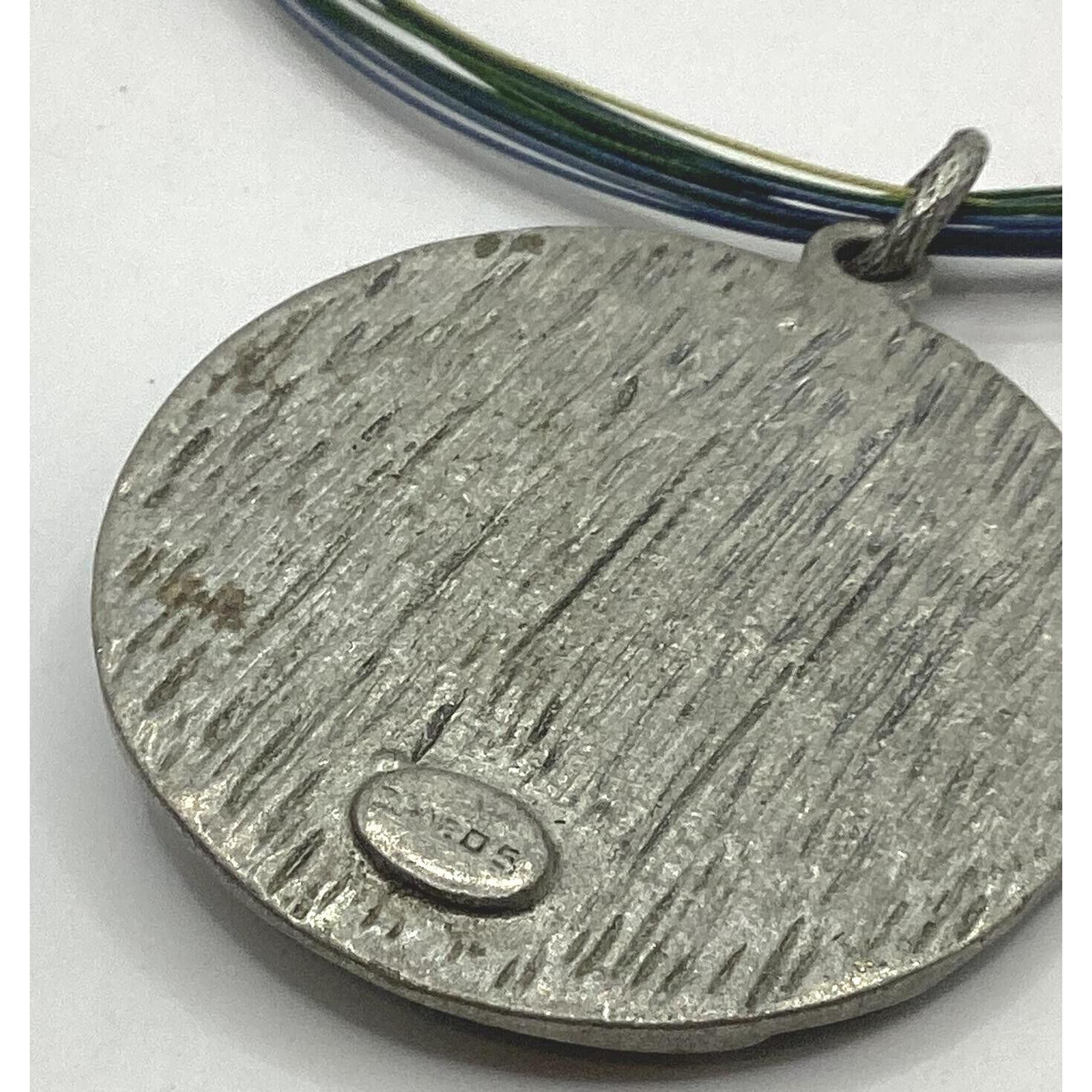 chico-deco♡ 1990s Chicos Art Deco Style Pendant on Leather Necklace - Etsy