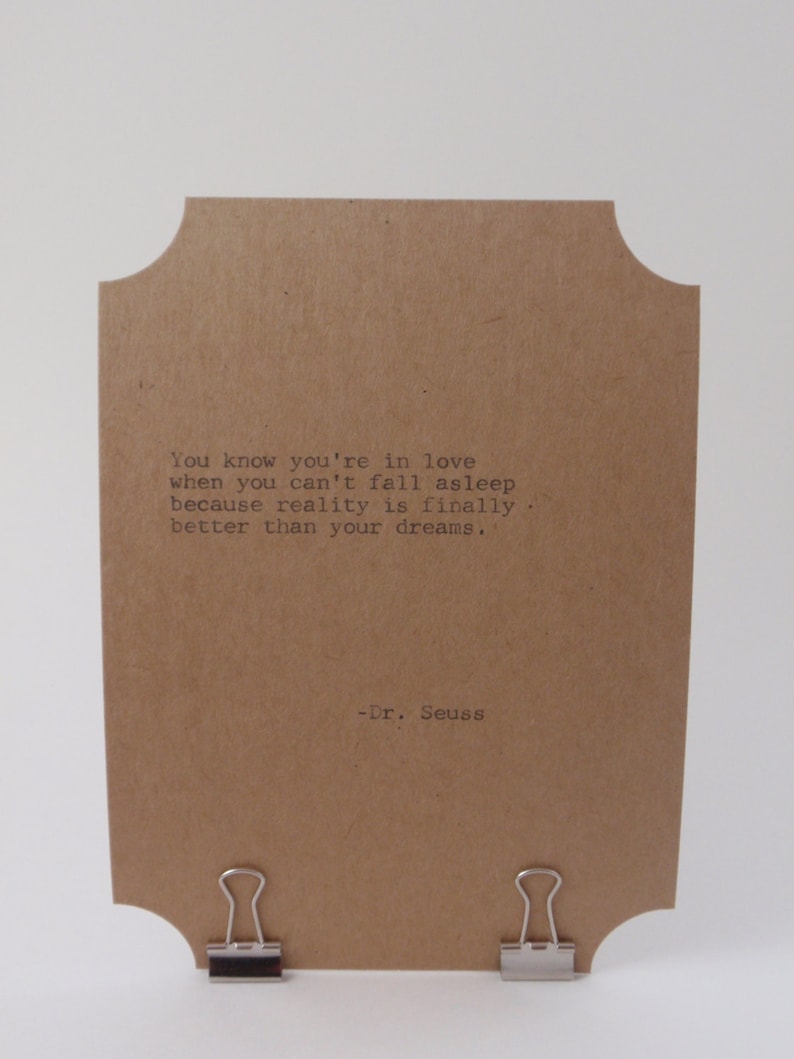 LOVE QUOTE CARD Flat Art Card: Dr. Seuss Valentine's | Etsy