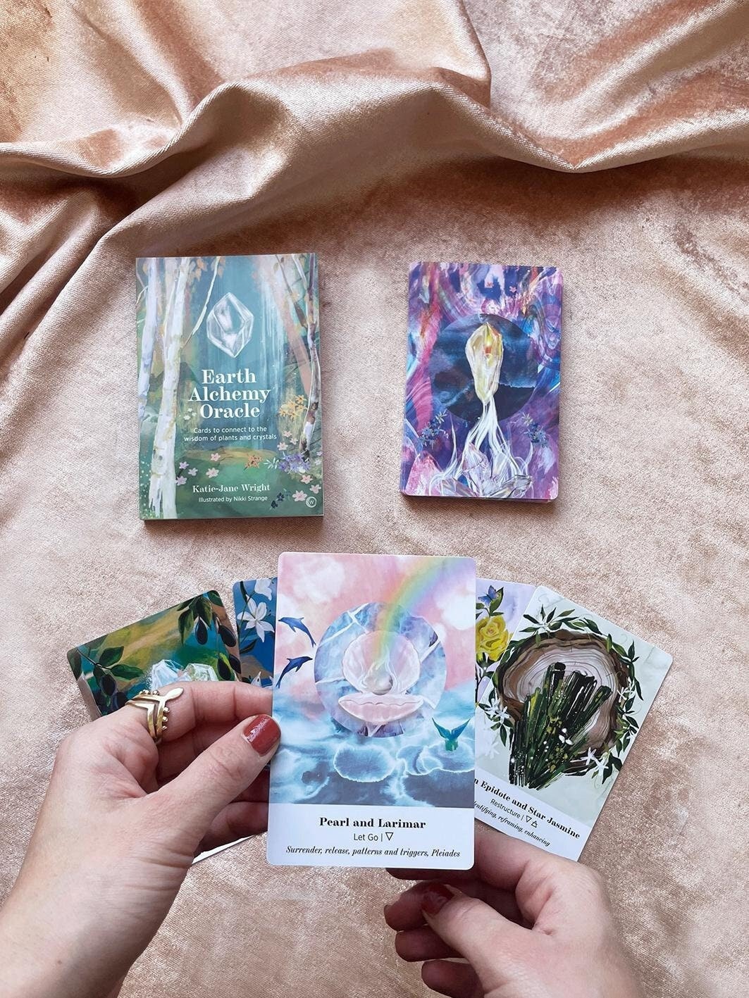 Earth Alchemy Oracle Deck With Plants, Flowers and Crystals