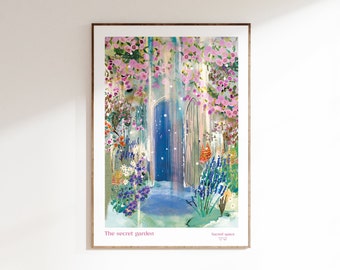 Secret fae Garden  giclée  print