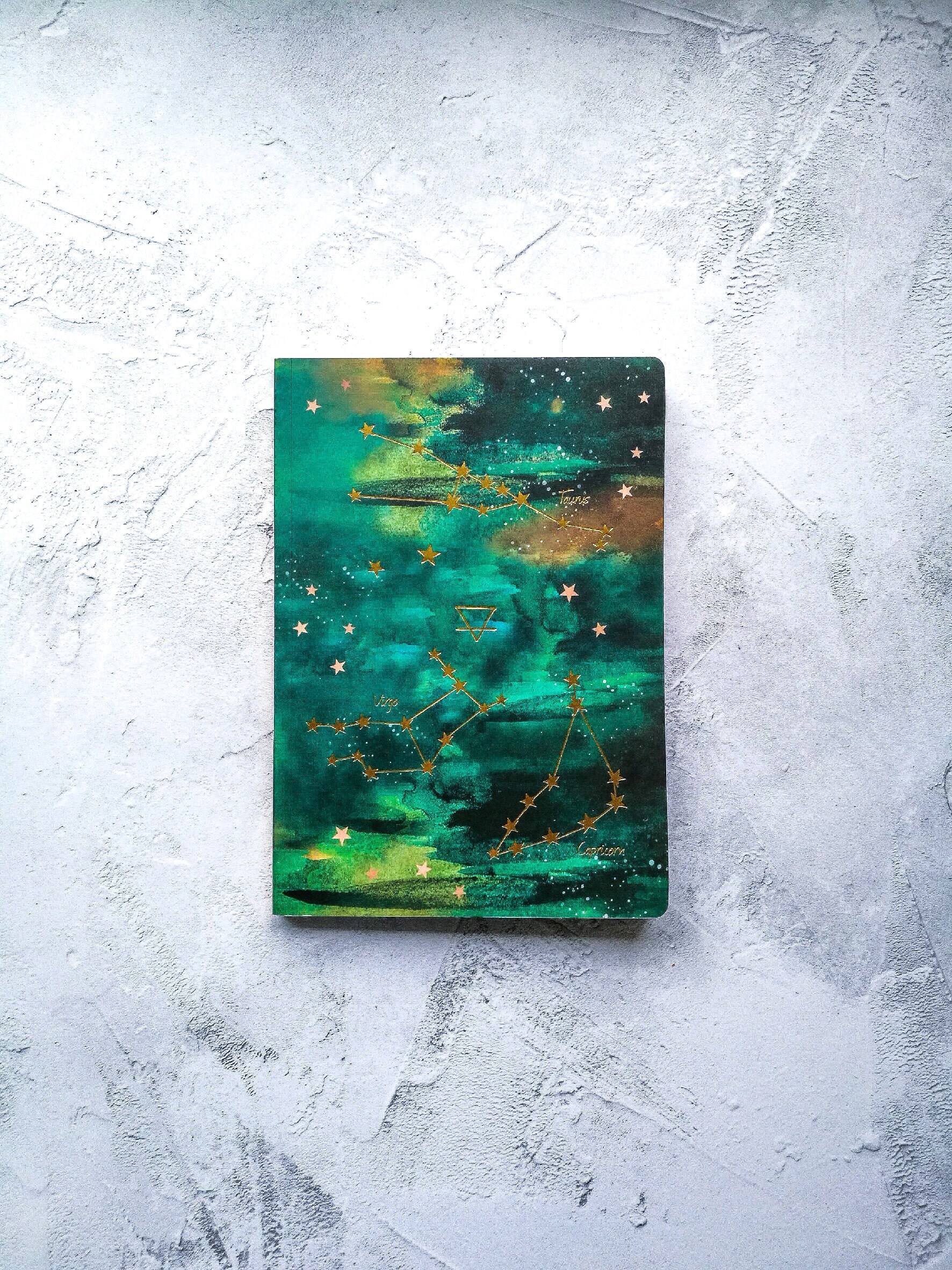 Zodiac Elements  earth notebook (Taurus, Virgo, Capricorn)