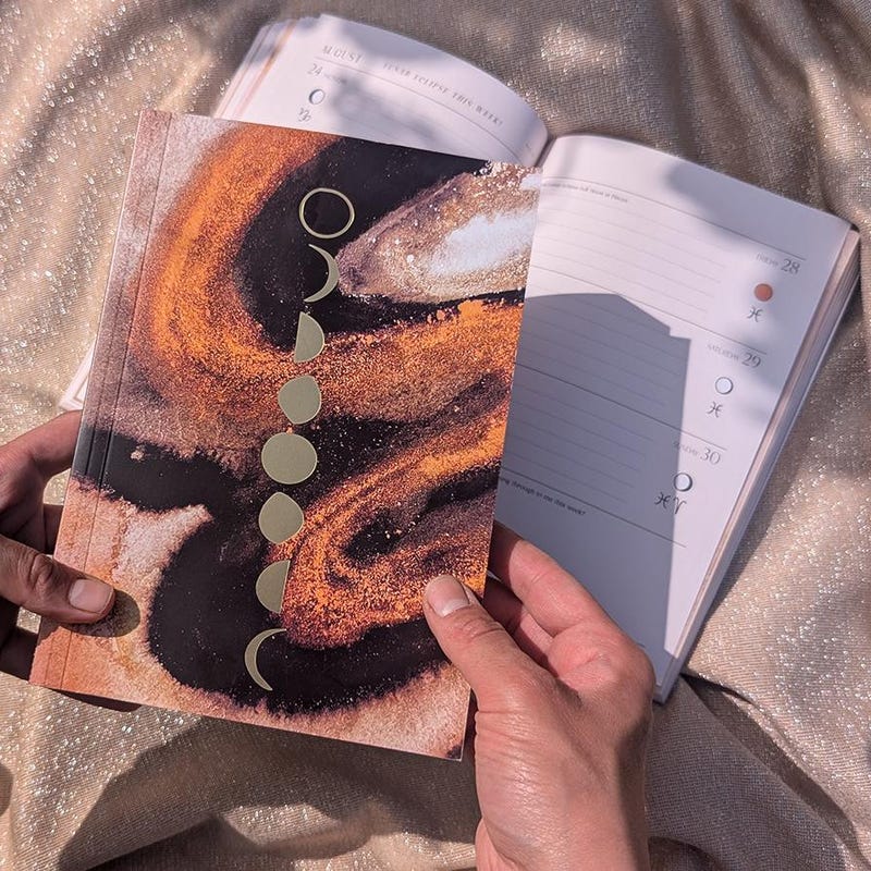 Diary 2027 Moon - Etsy UK