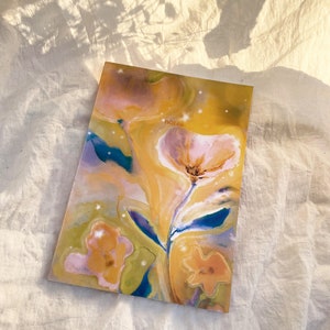 Sunbeam flora recycled notebook with blank pages image 1