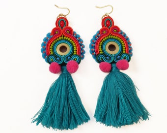 INCAS VI soutache earrings