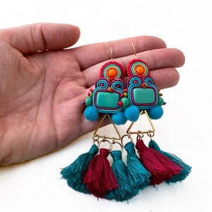 TEXCOCO soutache earrings image 1