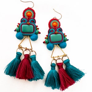 TEXCOCO soutache earrings image 2