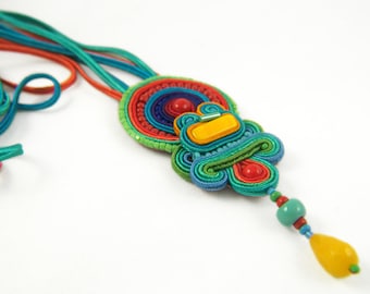 ARGENTINA sutasz wisior naszyjnik SOUTACHE