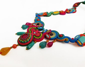 FRIDA soutache necklace