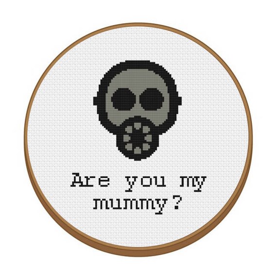 DR.WHO Are You My Mummy Cross Stitch Pattern Instant Download Pdf.