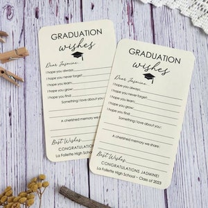 Lot de 12 cartes de vœux de remise des diplômes faites main - Cartes de conseils pour la remise des diplômes - Décorations de remise des diplômes - Cadeau de remise des diplômes