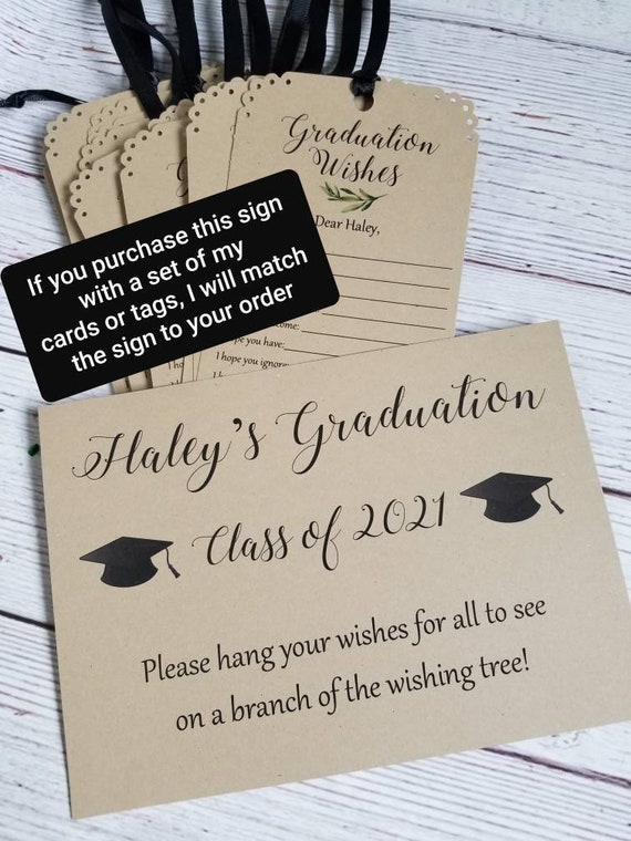 Personalized Class of 2024 Graduation Party Sign. Graduation