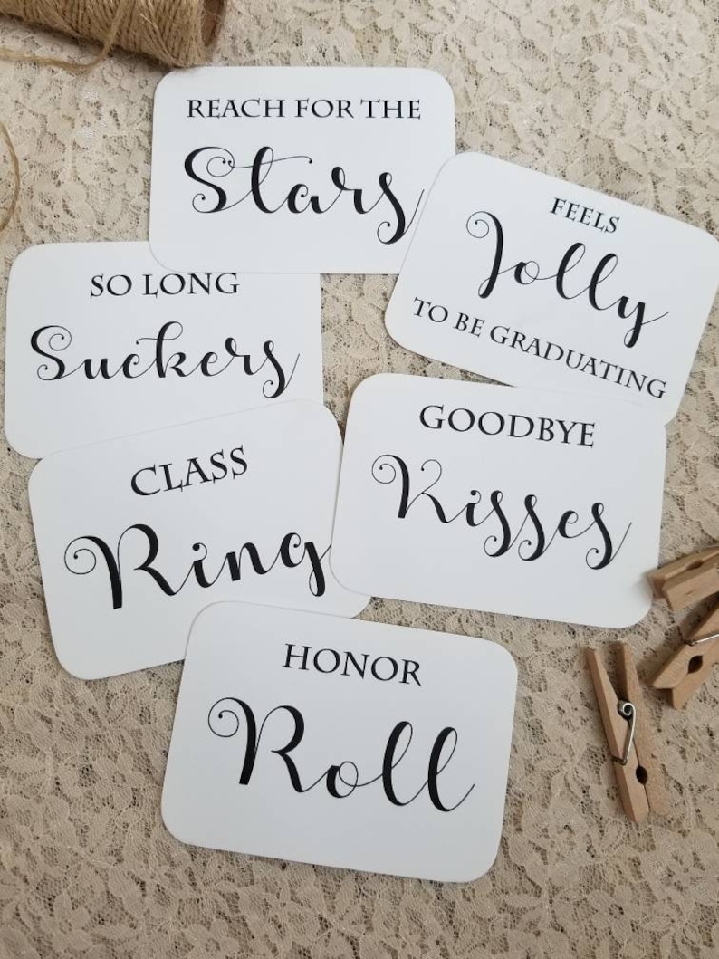 6 Handmade Graduation Candy Jar Signs Graduation Party Favor Etsy 6-handmade-graduation-candy-jar-signs-graduation-party-favor-etsy