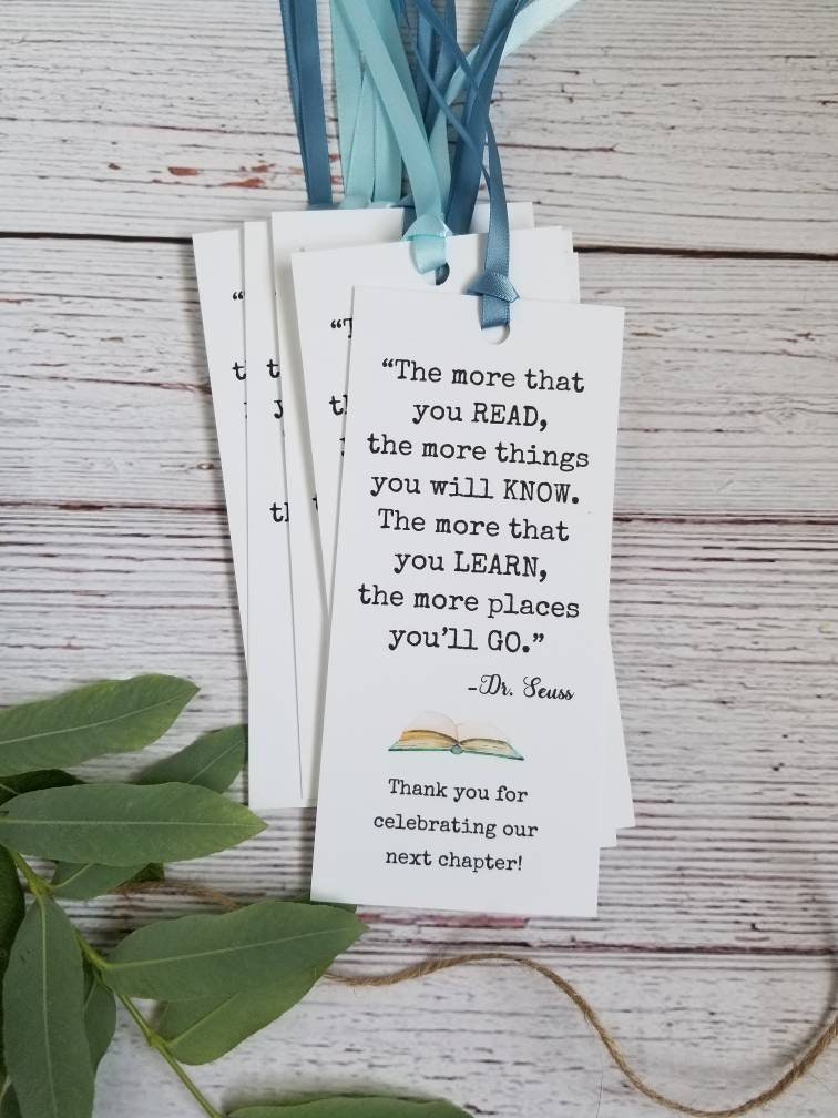 Set of 8 Bookmark Favors for Baby Shower Birthday Party with Etsy