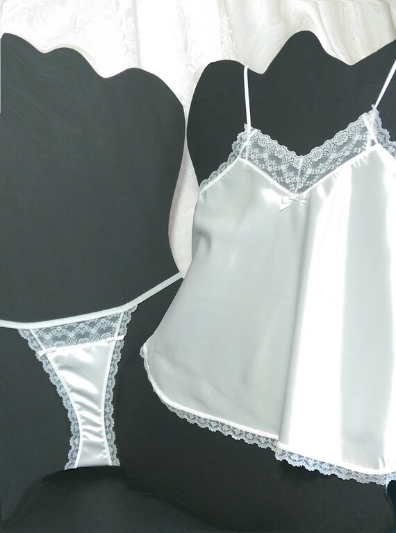 lace camisole and panty set