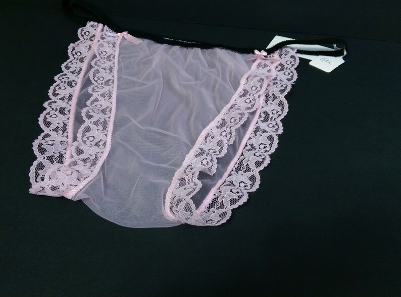 Sheer Nylon Panties Plus Size 3X See Thru Sexy String Undie Etsy