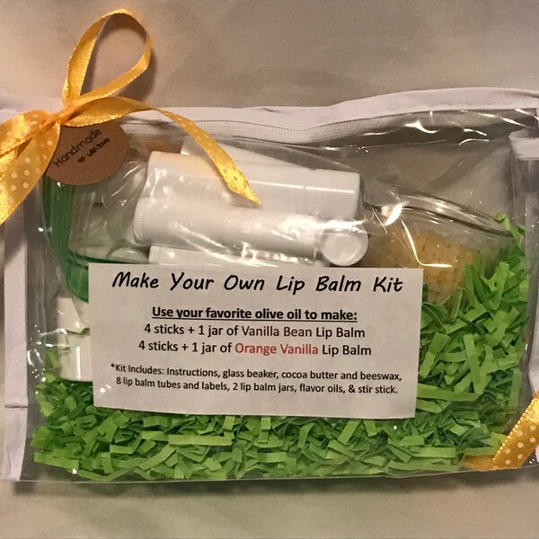 Diy Lip Balm Kit Etsy