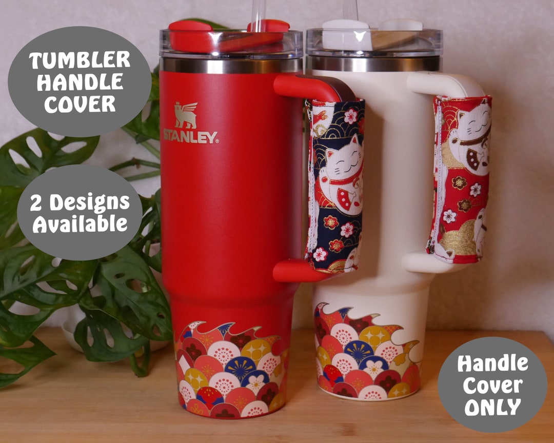 Stanley HANDLE COVER, Lucky Cat & Cherry Blossom Design for Lunar New