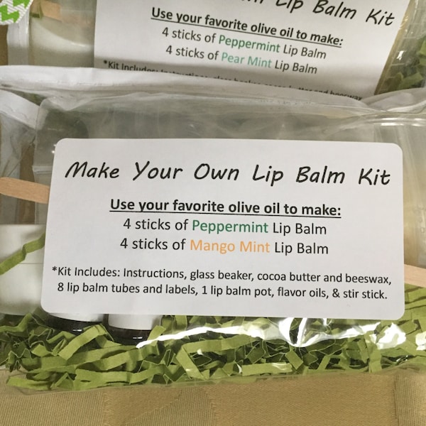 Diy Lip Balm Kit Etsy