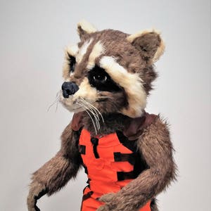 Rocket Raccoon Plush Etsy Canada